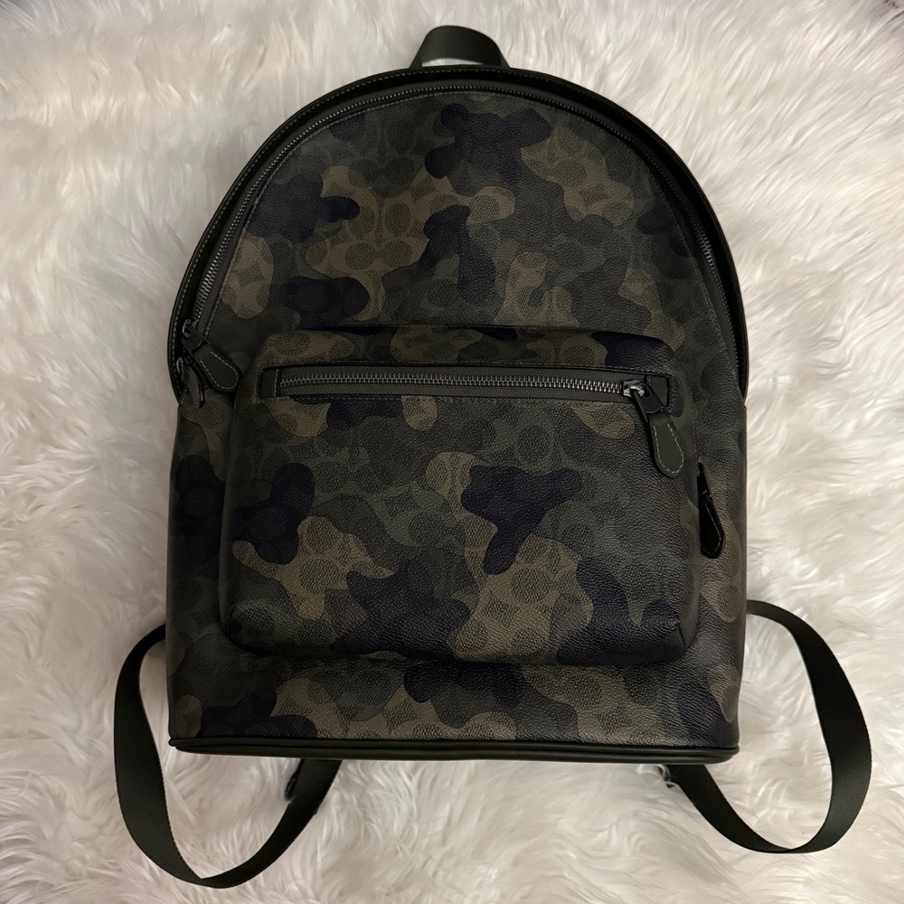 COACH West Backpack In Signature Camo Print